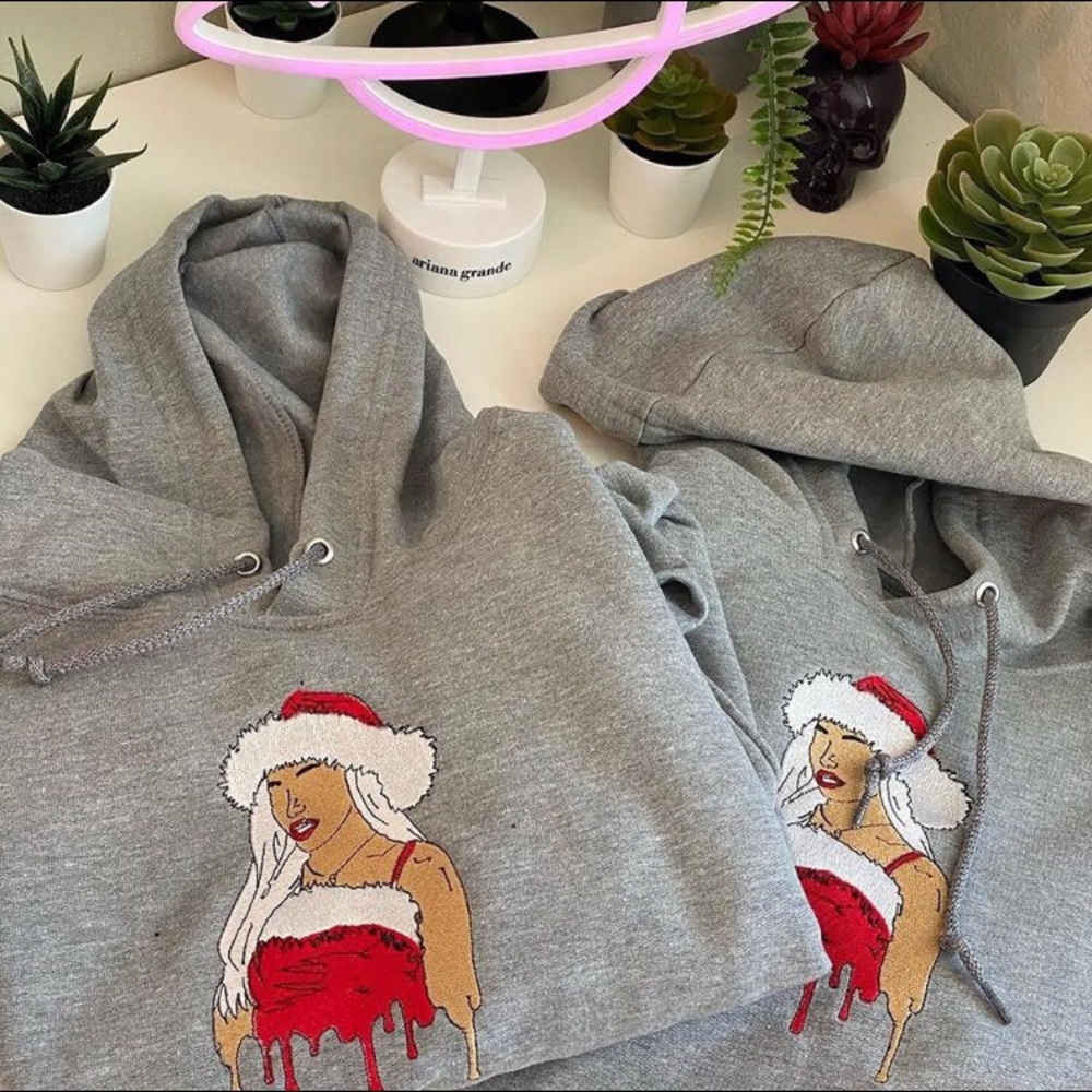 Ariana grande embroidered hoodie